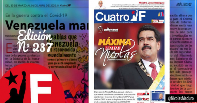 Edición Nro.237 del periódico Cuatro F aborda la crisis mundial del capitalismo frente a la pandemia del coronavirus