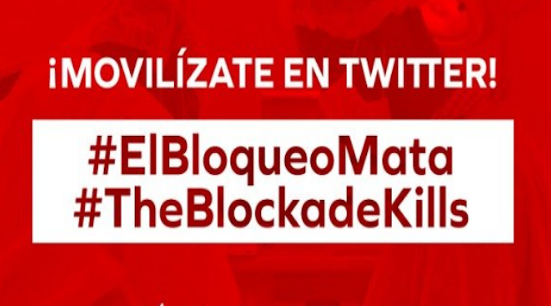Apoyan en redes sociales fin del bloqueo de EE.UU. a Cuba ante pandemia por Covid-19