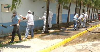 Misión Venezuela Bella ejecuta labores de lavado y desinfección en Guarenas