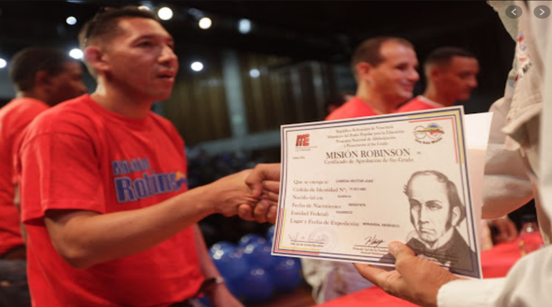 Misión Robinson prevé graduar para el mes de julio a más de 46.000 personas
