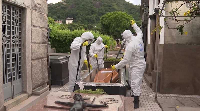 Suben a 2.741 los muertos en Brasil por Covid-19