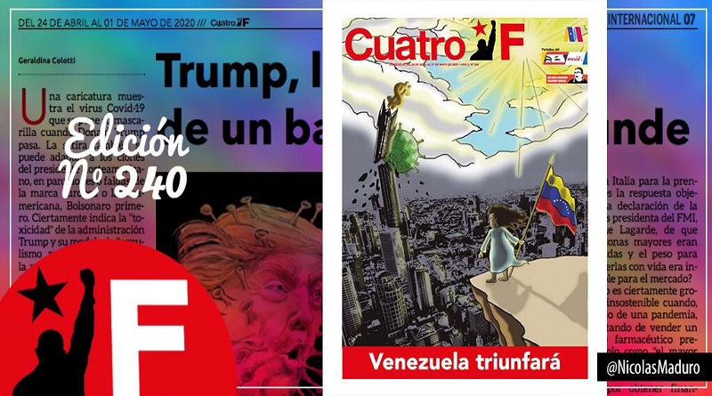 Edición N°240 del periódico digital Cuatro F destaca Pandemia y el Terremoto Petrolero Global