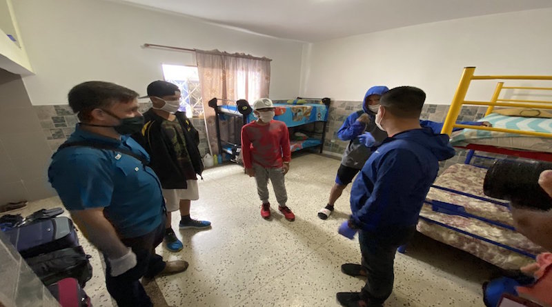 Gobierno Nacional realiza despistaje del Covid-19 en atletas de Diamonds Béisbol Academy en Miranda
