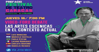 Festival Internacional de Teatro se llevará a cabo vía digital