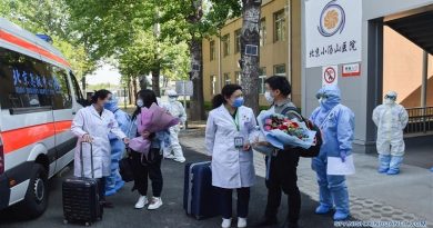 Hospital construido para tratar Covid-19 da de alta a todos sus pacientes en Beijing