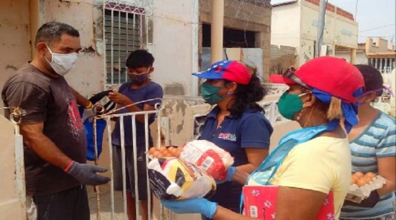 Misión Alimentación entrega combos proteicos casa por casa en Nueva Esparta
