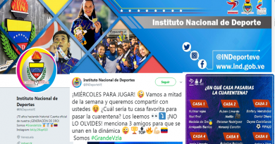 Reto #GrandeVZLA | IND invita a jugar en cuál casa de los atletas de la Generación de Oro pasarías la cuarentena