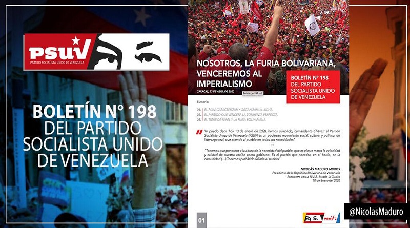 Jefe de Estado: Boletín 198 del PSUV muestra capacidad organizativa del pueblo venezolano para superar cualquier escenario