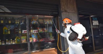 Plan Nacional de Desinfección aborda locales comerciales de El Paraíso