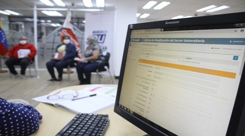GDC y Ministerio de Educación Universitaria activan sala situacional para registrar a bachilleres en la OPSU