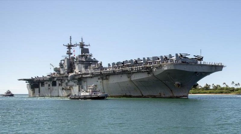 Segundo buque de la Armada de EE.UU. reportó 18 marineros contagiados de Covid-19