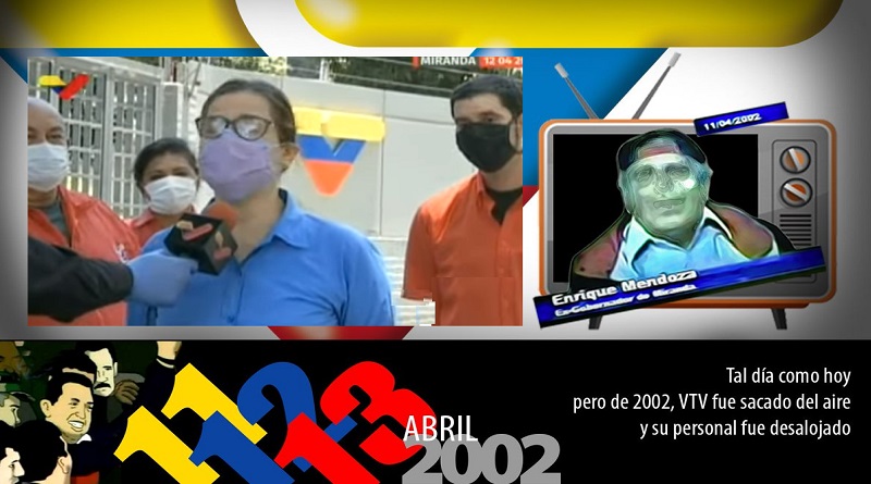 Venezuela celebra victoria del pueblo comunicador al rescatar a VTV y expulsar a golpistas de 2002