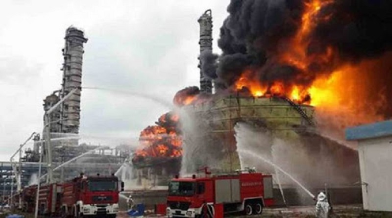 Explosión de fábrica dejó un muerto y seis heridos en China