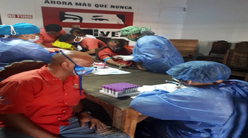 Mercal realizó jornada para despistaje del Covid-19 a sus trabajadores en Aragua