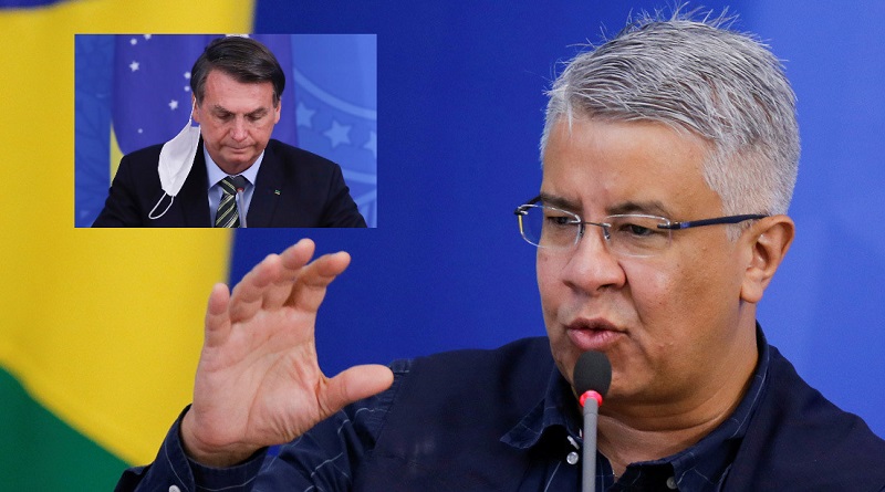 El secretario de Vigilancia de Salud, Wanderson de Oliveira, en Brasilia, 8 de abril de 2020. Adriano Machado / Reuters