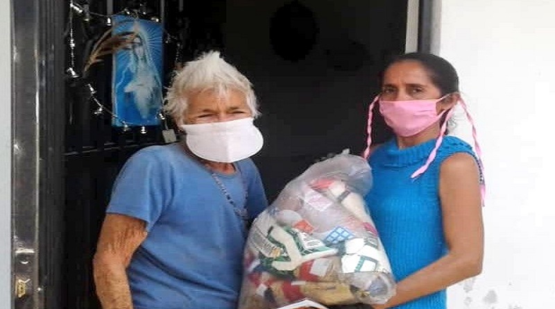 Más de 95 toneladas de alimentos se distribuyen a pobladores y migrantes en cuarentena en Táchira