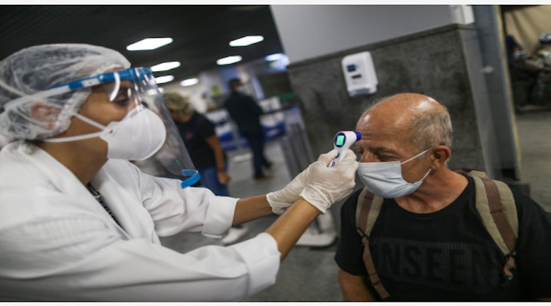 Brasil ocupa el cuarto puesto de las naciones con mayor número de casos de contagio Covid-19