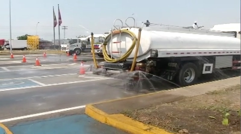 Misión Venezuela Bella | Más de 20 mil litros de hipoclorito se aplicaron en peaje de Guacara