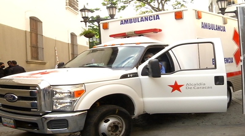 Entregan dos ambulancias a Brigada de Acción Inmediata Centinela en Caracas