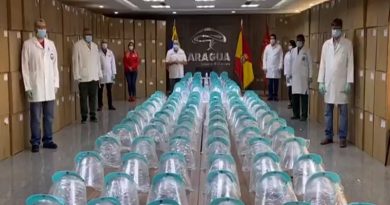 Más de 10.000 mil viseras recibió el sector salud del estado Aragua