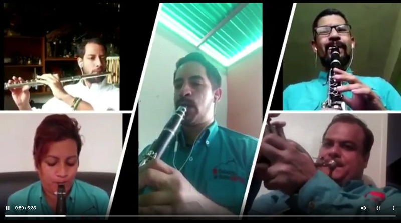 Banda Marcial Caracas estrena obra musical virtual Paréntesis en tiempos de cuarentena