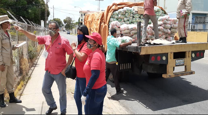 Casa Hogar San Vicente de Paúl atendida por Mercal e INN en Bolívar