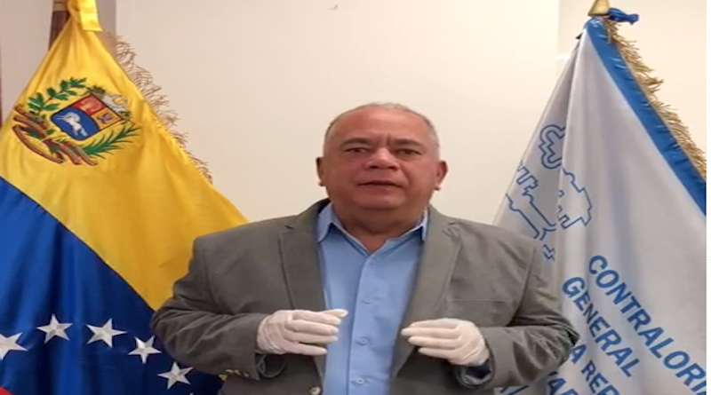 Contralor Elvis Amoroso agradece apoyo de Irán