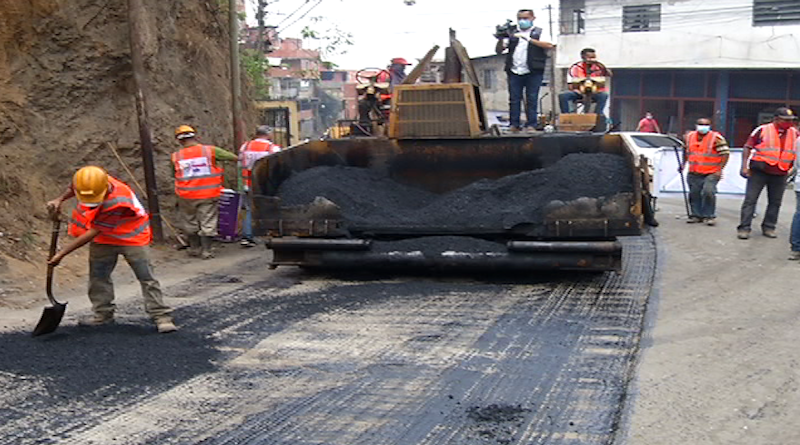 Plan de bacheo de la Gran Misión Venezuela Bella coloca 12 mil 500 toneladas de asfalto antes de la llegada del periodo lluvioso