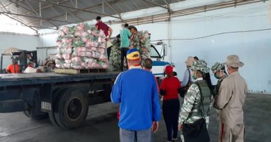 Un total de 4.245 combos de alimentos despachó el Centro de Acopio “La Sabanita” en Ciudad Bolívar