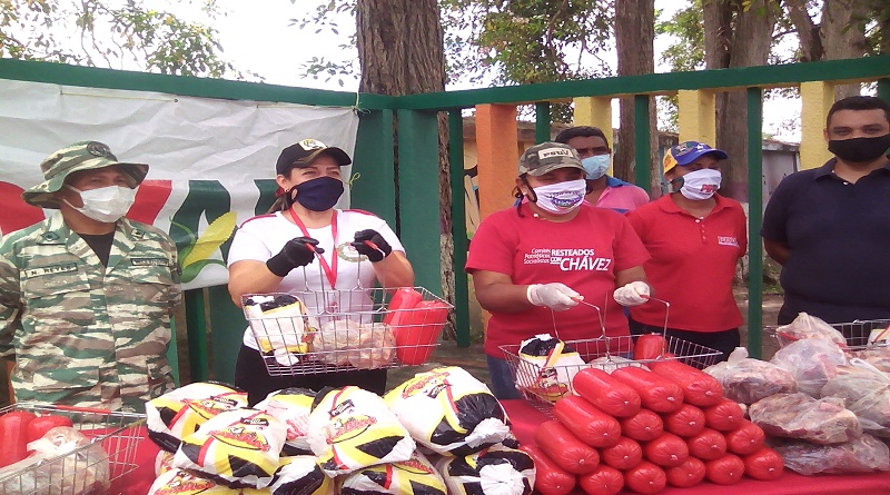 Beneficiadas más de 603 familias de la parroquia San José en Tucupita con combos proteicos