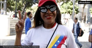 Venezuela celebra Día Internacional de las Mujeres por la Paz y el Desarme
