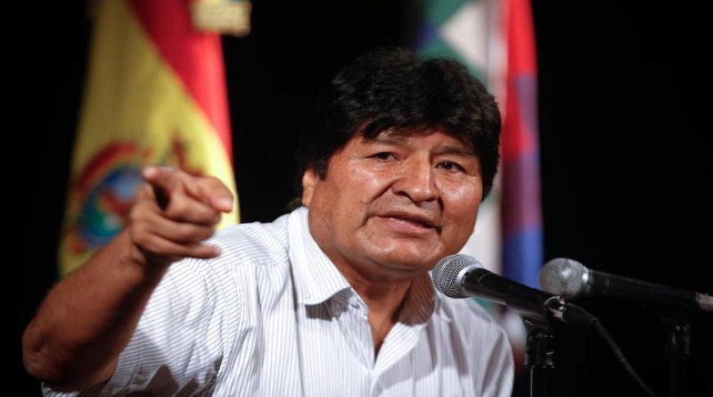 Evo Morales acusa a EE.UU. de intentar sabotear alecciones en Bolivia