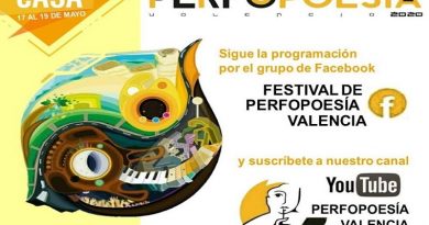 Más de 70 artistas participan de forma Online en IV Festival de Perfopoesía Valencia 2020