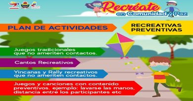 Instituto Nacional de Deportes desplegado en el país con actividades para toda la familia