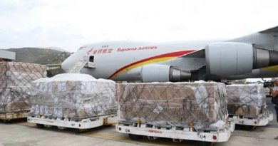 Más de 46 toneladas de insumos médicos arribaron al país a través del puente aéreo China- Venezuela