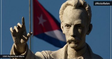 Presidente Maduro: "José Martí nos dejó como herencia el espíritu antiimperialista y de dignidad que defendemos con fuerza"