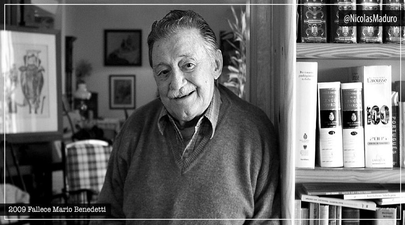 Presidente Maduro conmemora once años de la partida física de Mario Benedetti