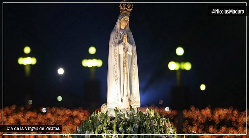 Venezolanos celebran este miércoles Día de la Virgen de Fátima