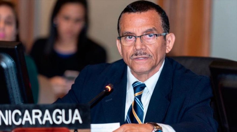 Nicaragua pide a OEA cese a bloqueos contra Venezuela y Cuba