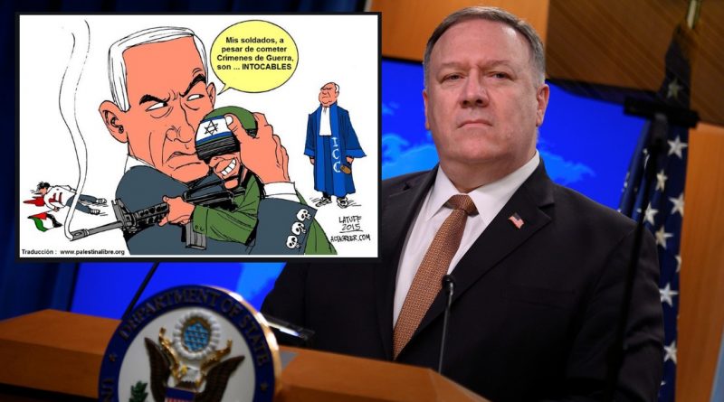 El Secretario de Estado de EE.UU., Mike Pompeo, durante una conferencia de prensa en el Departamento de Estado en Washington, el 25 de marzo de 2020. (Andrew Caballero-Reynolds / Reuters)