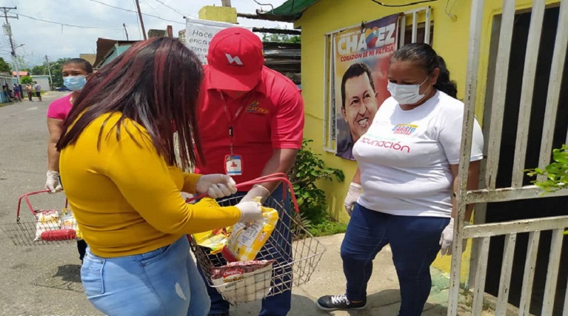En Trujillo benefician 498 familias con entrega de alimentos casa a casa