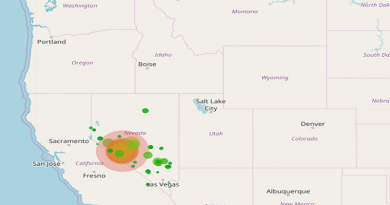 Nevada sacudida este viernes por terremoto de magnitud 6.2
