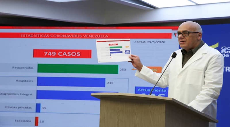 Venezuela reporta 131 nuevos casos de Covid-19 y el número total de contagios se eleva a 749