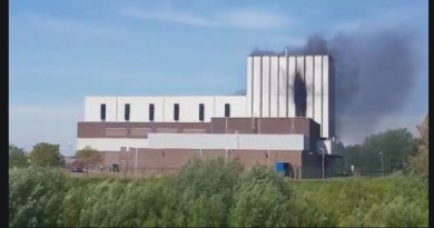 Incendio en central nuclear inactiva de Países Bajos obliga a pobladores a encerrarse