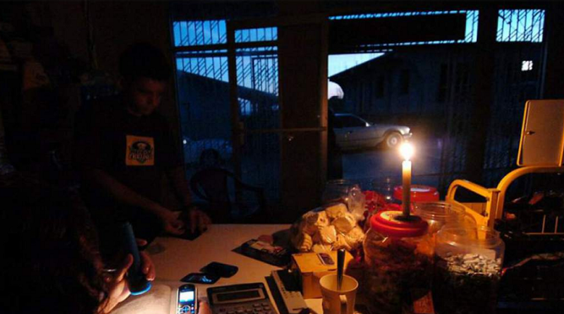 Fallo eléctrico deja sin energía a 90 por ciento de Honduras