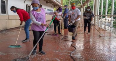 Plan de desinfección atendió instalaciones del Materno Hugo Chávez en El Valle