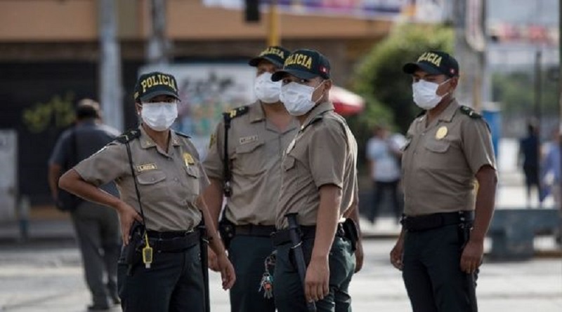 Un total de 46 policías de Perú fallecieron por coronavirus