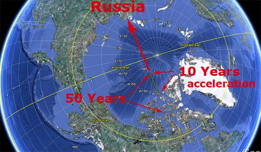 Científicos hallan posible causa del desplazamiento del polo norte magnético terrestre hacia Rusia