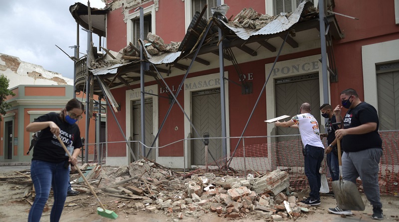 Sismo de 5,4 sacude sur de Puerto Rico y provoca daños y cortes de electricidad (+Fotos)