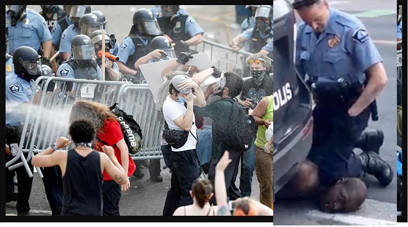 Violentas protestas en EE.UU. tras muerte de un afroamericano a manos de un policía